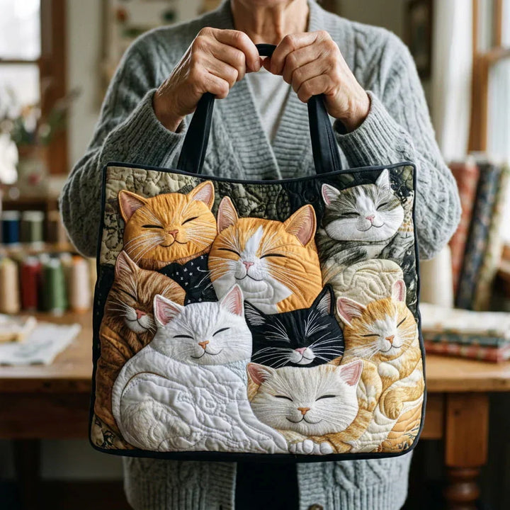 夢見る子猫たちの手作りバッグ